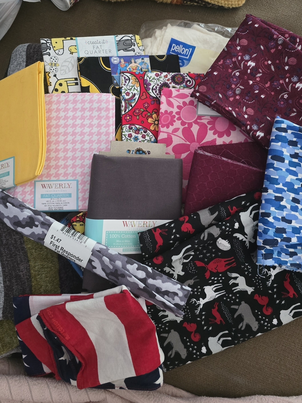 Fabric Bundle Huge Variety All Fat Quarters or more